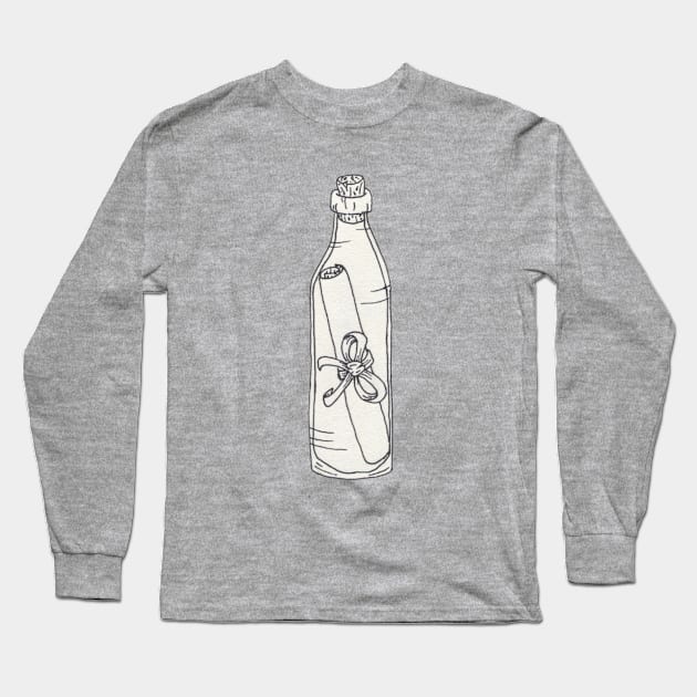 Message in a Bottle Long Sleeve T-Shirt by DILLIGAFM8